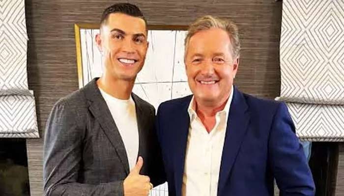Piers Morgan regards Cristiano Ronaldo as choice for Arsenal. — X/@piersmorgan/File