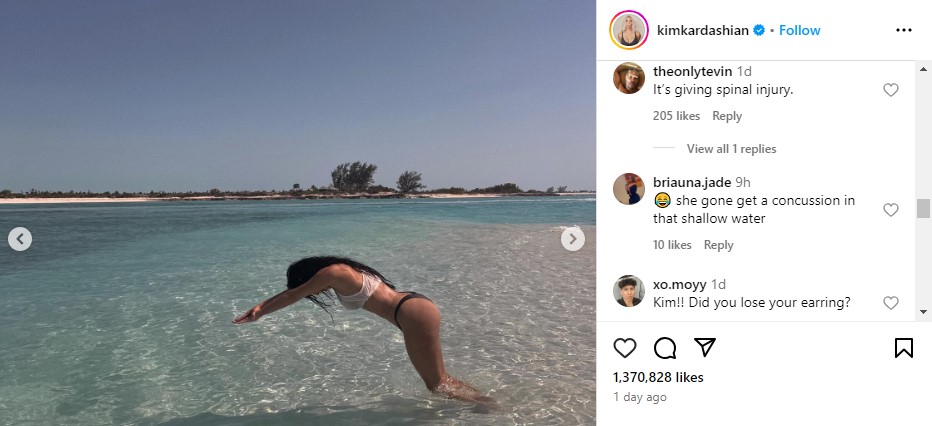 Kim Kardashians shallow move during exotic getaway invites trolls