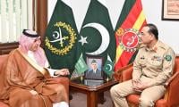 COAS Discusses Matters Of Mutual Interest With Saudi Official