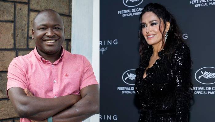 Salma Hayek honors Kennedy Odede on Time magazine's 100 Most Influential List