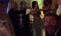 VIDEO: David Beckham fan girls over Spice girl reunion at wife Victoria’s birthday