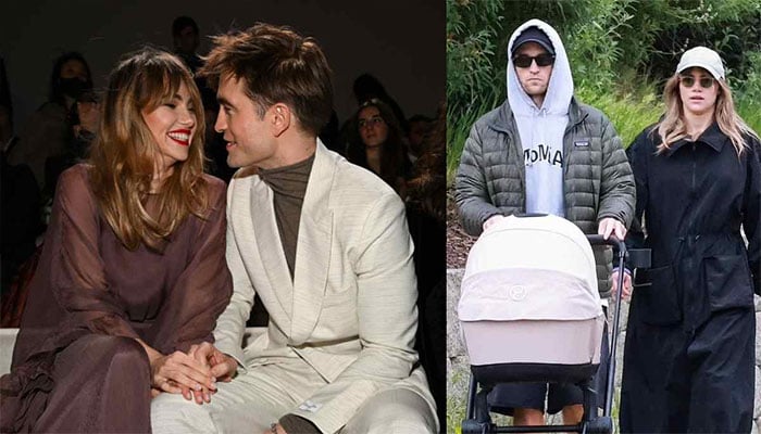 Robert Pattinson and Suki Waterhouse step out with baby daughter.
