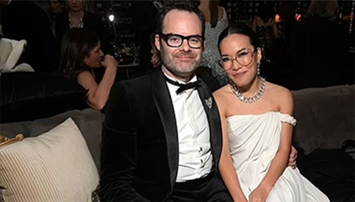 Bill Hader and Ali Wong spotted sharing laughs on rare public date.