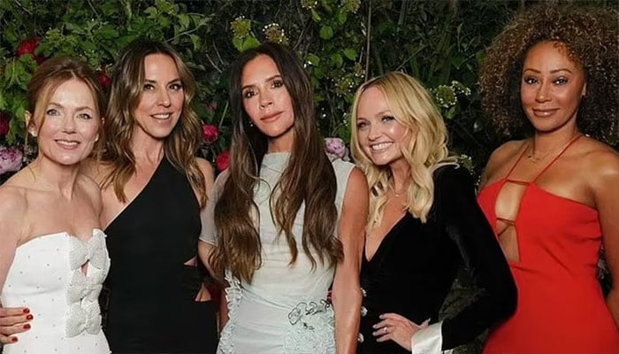 The reunion at Victoria Beckhams 50th birthday party was a special treat.