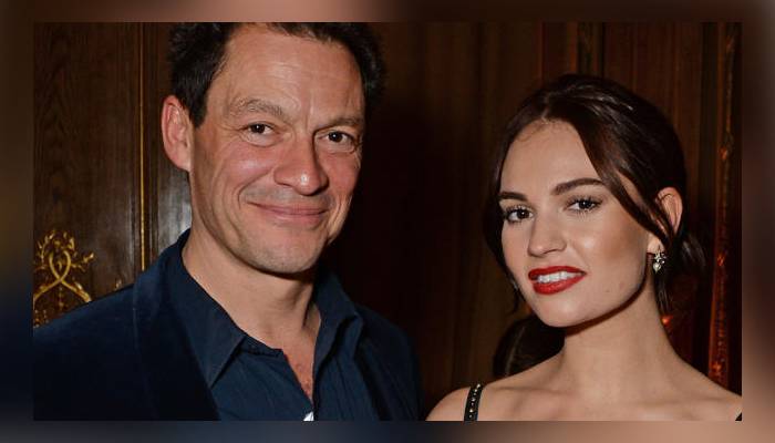 Dominic West responds to Lily James speculation