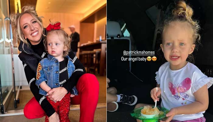 Brittany Mahomes calls daughter Sterling angel baby. — Instagram/@britannylynne/File