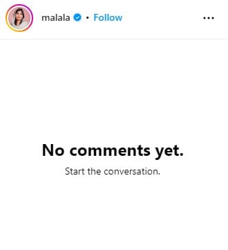 — Instagram/@malala