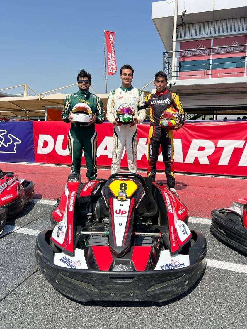 Ahmed chose “two most talented drivers from Pakistan” to make team Pakistan — Maz Chughtai and Shamiq Saeed. — Reporter