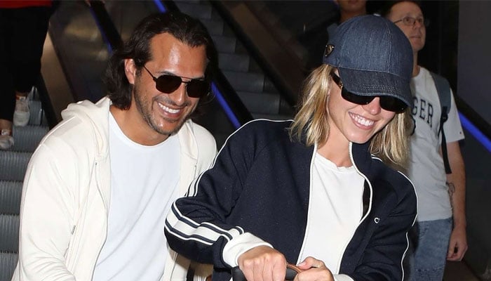 Sydney Sweeney all smiles with fiancé during candid appearance at airport