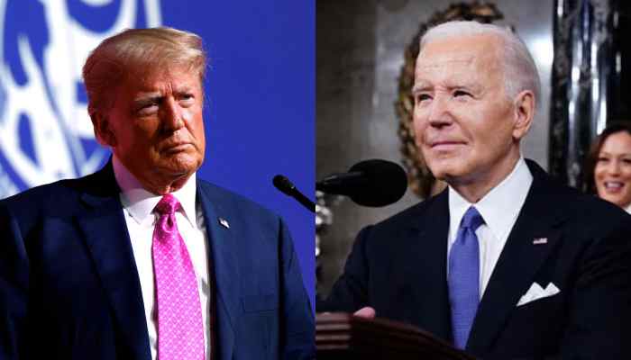 Joe Biden happy to debate Donald Trump. — AFP/File