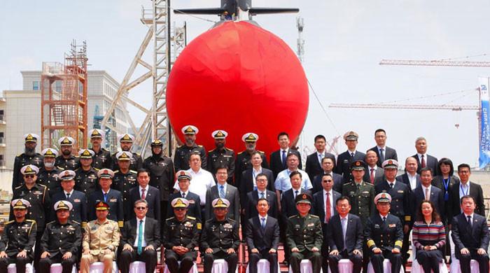 'A new dimension': Pakistan Navy chief on launch of Hangor-class submarine by China