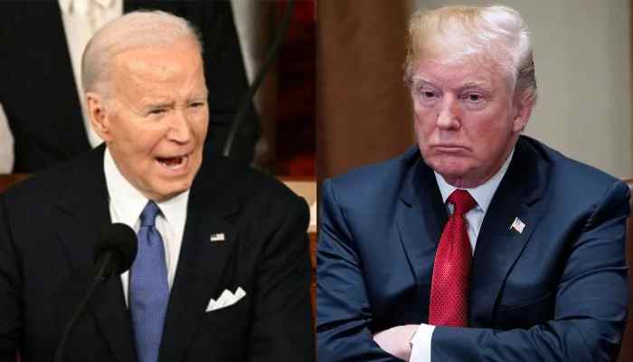 Joe Biden talks about Stormy weather. — AFP/File