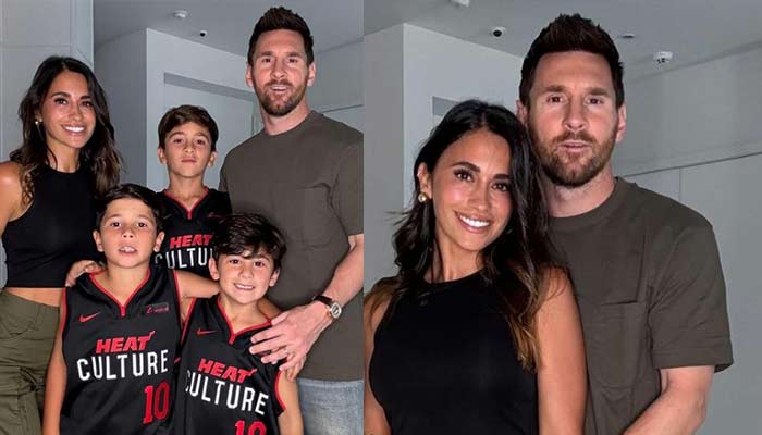 Lionel Messi, Antonela Roccuzzo spend adorable time with sons. — Instagram/@leomessi