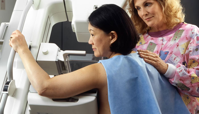 Representational image of a woman having a mammograms. — Unsplash