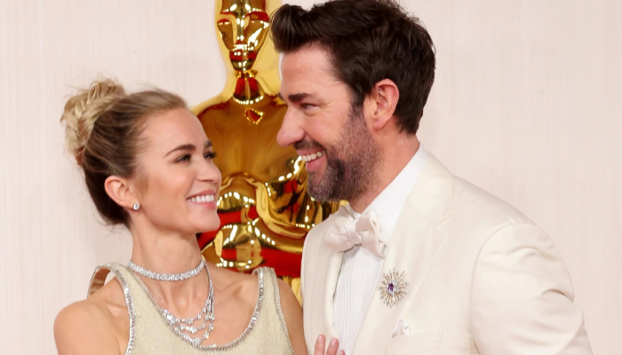 Emily Blunt reveals secret to happy married life with John Krasinski