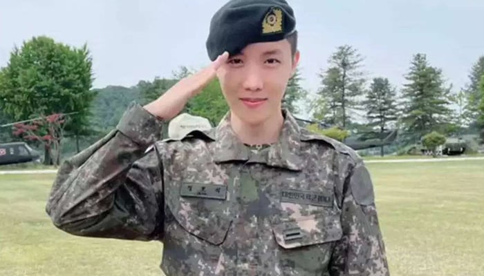 BTS sensation J Hope earns a swift rise in rank amid military services