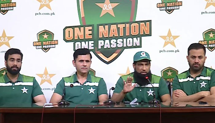 Pakistans selectors announce Green Shirts squad for England and Irelenad tours on May 2, 2024. — Screengrab/YouTube/Pakistan Cricket