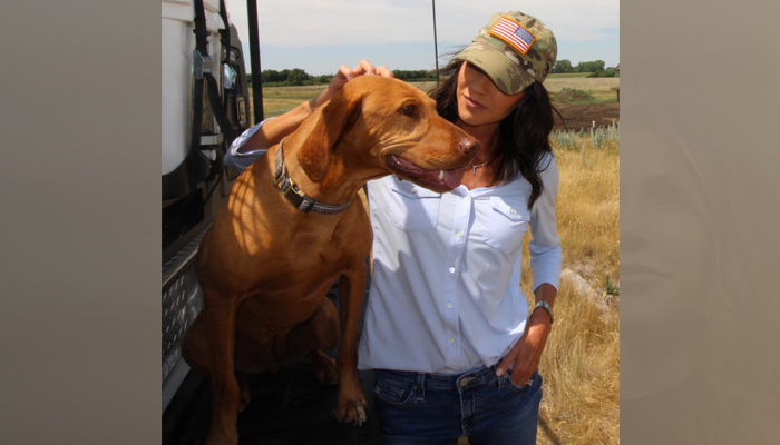 Kristi Noem says her dog was aggressive. — Facebook/Governor Kristi Noem
