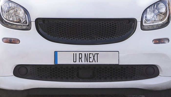 Representational image of customised number plate installed on a vehicle. — Freepik