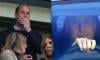 Prince William looks tense during Aston Villa match, observes medical emergency
