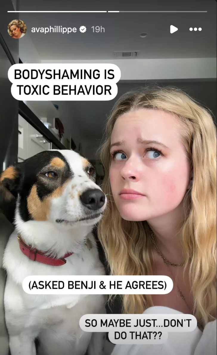 Ava Phillipe picked apart for her weight in toxic bodyshaming row