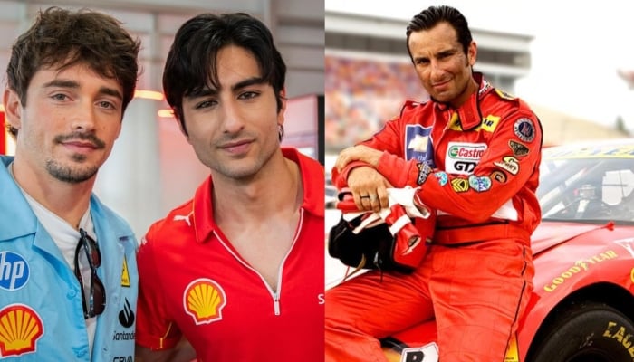 Ibrahim Ali Khans race track pictures spark comparisons to Saif Ali Khan in Ta Ra Rum Pum