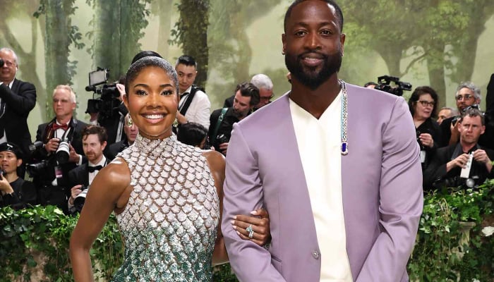 Gabrielle Union and Dwyane Wade at Met Gala 2024