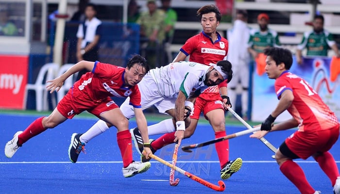 A glimpse of the earlier match between Pakistan and Japan on May 7, 2024. — Flash Sukan