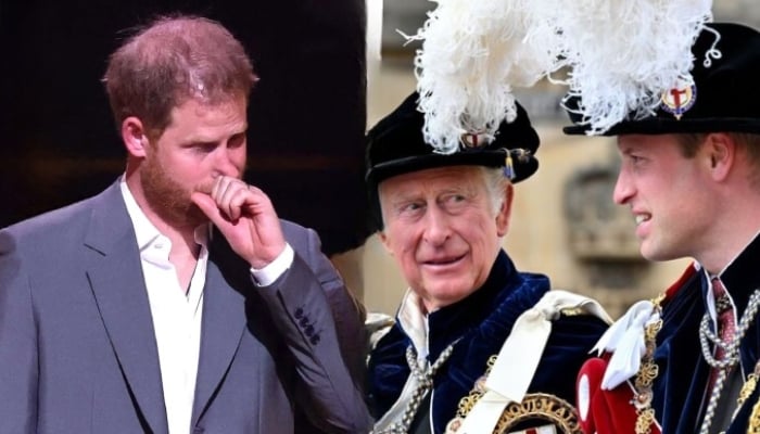 Prince Harry got emotional when King Charles announced a new honour for his older brother Prince William