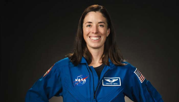 Nasa selects female US cyclist Chris Berch from 12,000 people. — Nasa