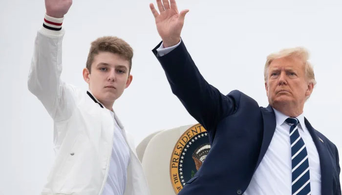 The youngest child of former President Donald Trump, who will graduate high school next week and has largely been kept out of the political spotlight, on Wednesday night was picked by the Republican Party of Florida as one of the state’s at-large delegates to the Republican National Convention. — AFP File