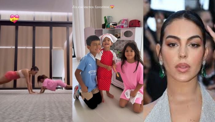 Cristiano Ronaldos girlfriend Georgina Rodriguez spends fun time with children. — Instagram/@georginagio