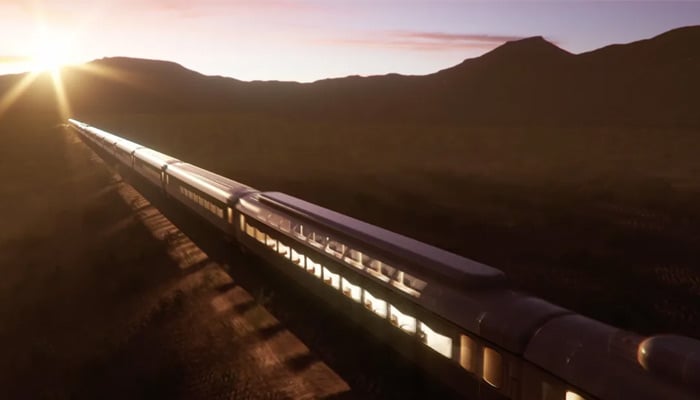 Luxury train Dream of the Desert will begin operations in Saudi Arabia in 2025. — CNN/File