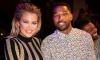 Khloe Kardashian makes forced gesture with Tristan Thompson for kids