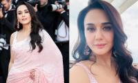 Preity Zinta Wows In Pink Saree On Day 2 Of 2024 Cannes Film Festival 