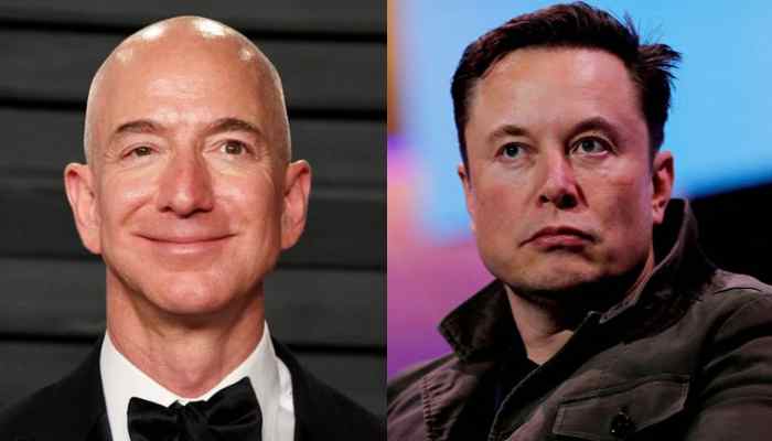 Jeff Bezos Blue Origin is annoyed with SpaceXs big rocket launches. — AFP/FIle