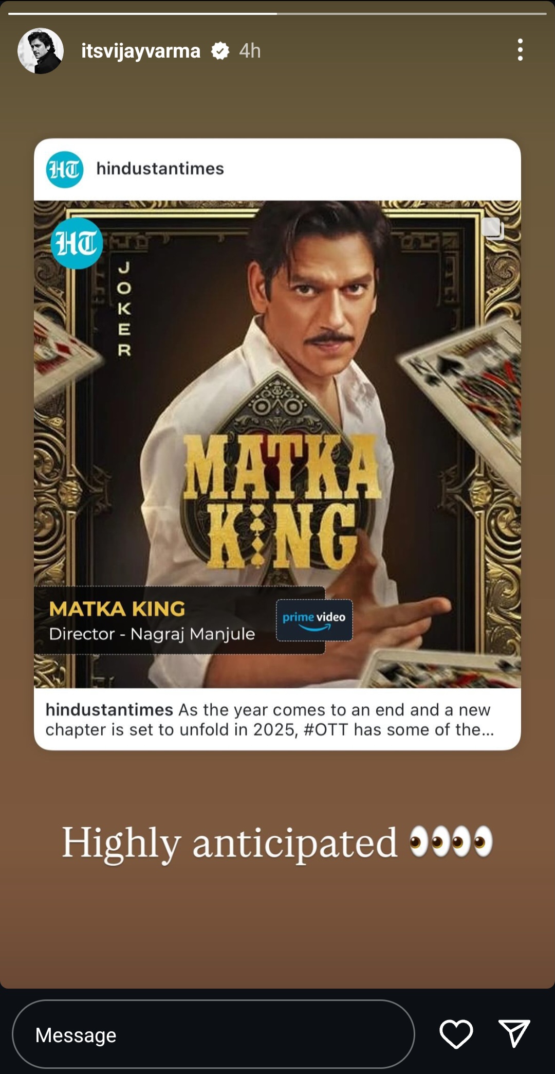 Vijay Varma teases his next big project: Details inside