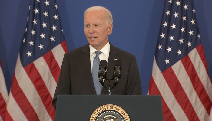 US President Joe Biden delivers a foreign policy address at State Department on January 13, 2025. — AFP