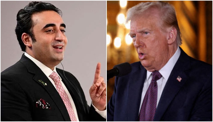 PPP Chairman Bilawal Bhutto-Zardari (left) and US President-elect Donald Trump. — AFP/Reuters/File