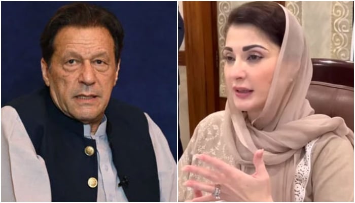 Pakistan Tehreek-e-Insaf founder Imran Khan and Punjab Chief Minister Maryam Nawaz. — AFP/Radio Pakistan/File