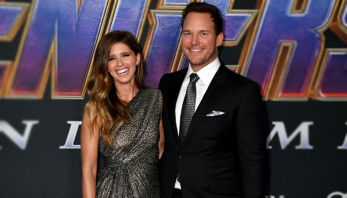 Chris Pratt supported by family at The Electric State premiere