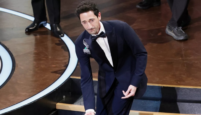Adrien Brody clarifies gum incident with Georgina Chapman at Oscars