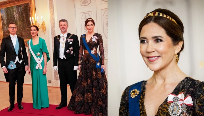 Queen Mary revives centuries old Royal jewels at Finnish state banquet