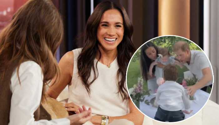 Meghan tells Drew Barrymore about her two kids, Archie and Lilibet