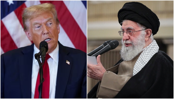 This combination of images shows US President Donald Trump (left) and Irans supreme leader Ayatollah Ali Khamenei. — Reuters/File