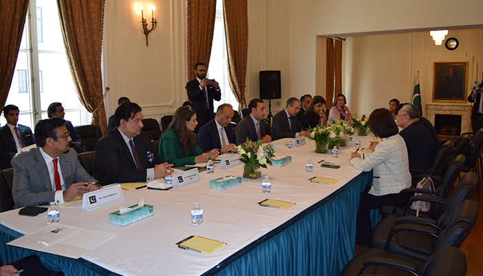 Permanent Representative of China to the United Nations Fu Cong calls on high-level parliamentary delegation led by Bilawal Bhutto Zardari on June 2, 2025. — X/@@PakistanUN_NY