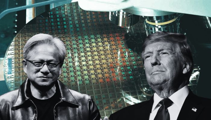 Jensen Huang met Donald Trump in July