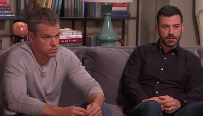 Matt Damon, Jimmy Kimmel come face to face again after years long feud