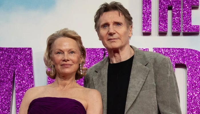 Pamela Anderson and Liam Neeson recently started dating after co-starring in ‘Naked Gun’