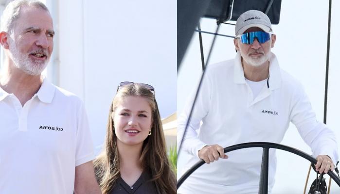 His daughter, Princess Leonor, heir to the Spanish throne, is following closely in his footsteps